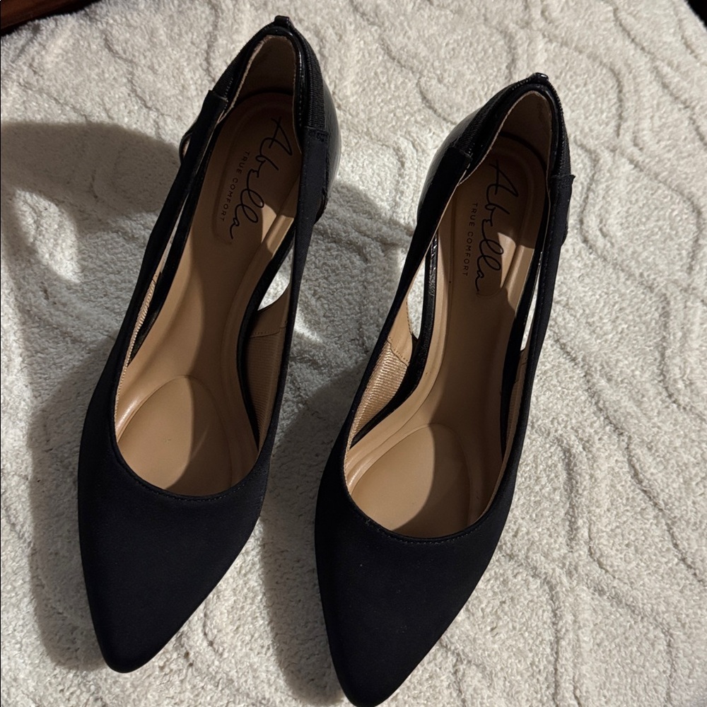 Abella Classic Black Women's Heels